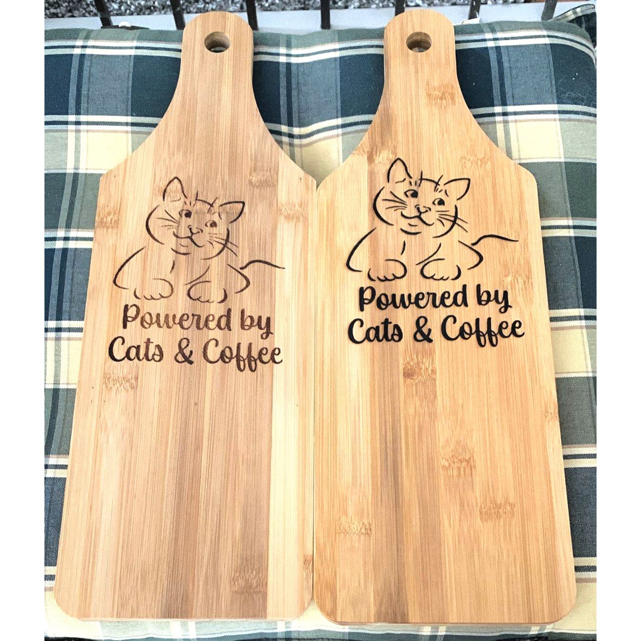 Decorative wood store cutting boards