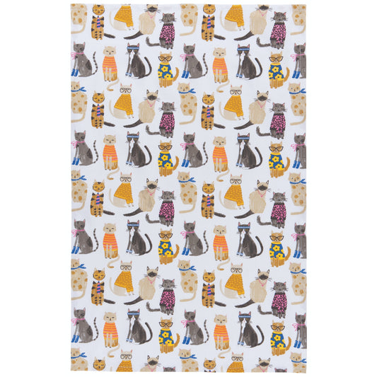 "Feline Fine": Dishtowel - Tiny Tiger Gift Shop