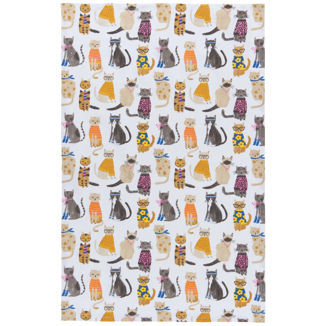 "Feline Fine": Dishtowel - Tiny Tiger Gift Shop