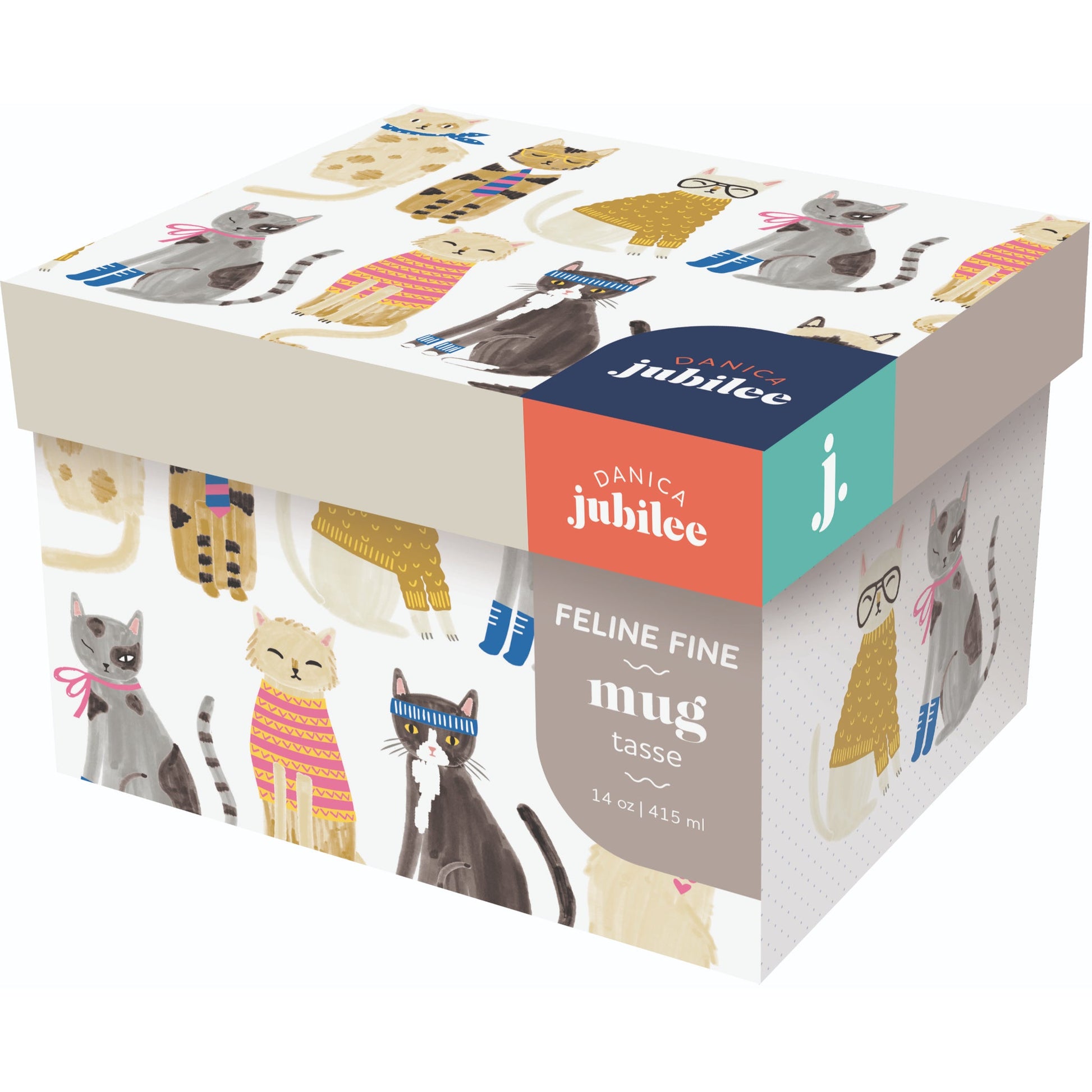 "Feline Fine": Mug in a Box - Tiny Tiger Gift Shop