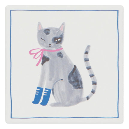 "Feline Fine": Soak Up Coasters (Set of 4) - Tiny Tiger Gift Shop