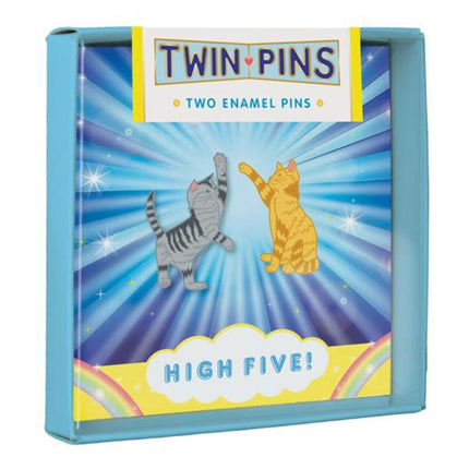 "High Five" Twin Pins - Tiny Tiger Gift Shop