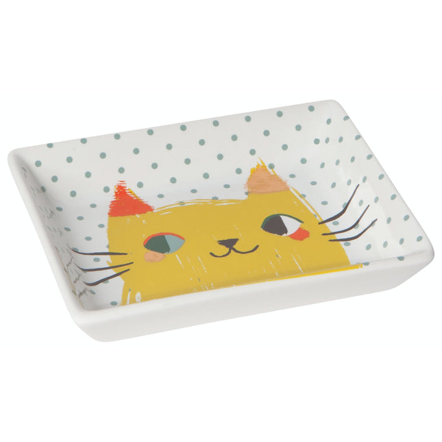 "Meow Meow": Ceramic Tray - Tiny Tiger Gift Shop