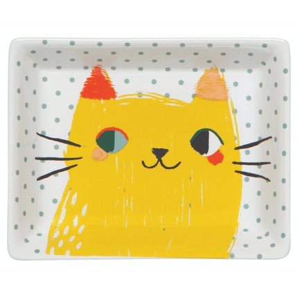 "Meow Meow": Ceramic Tray - Tiny Tiger Gift Shop