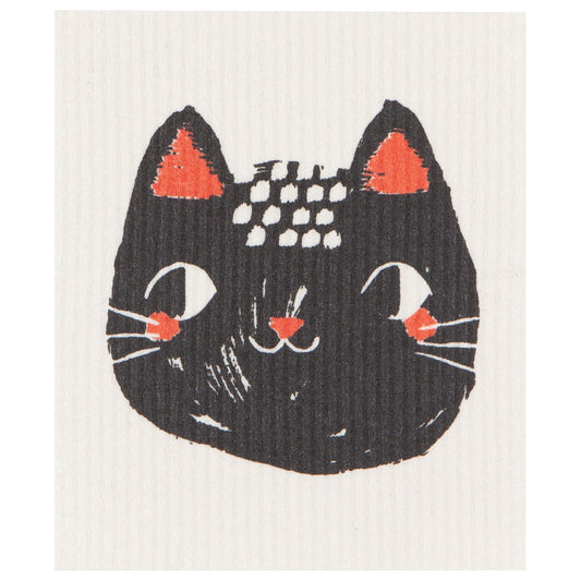 "Meow Meow": Swedish Dish Cloth - Tiny Tiger Gift Shop