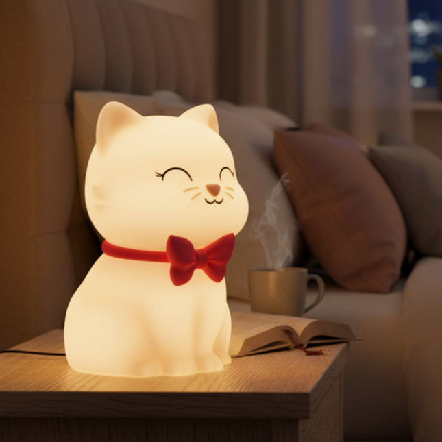 "Meowy": Cat Night Light - Tiny Tiger Gift Shop