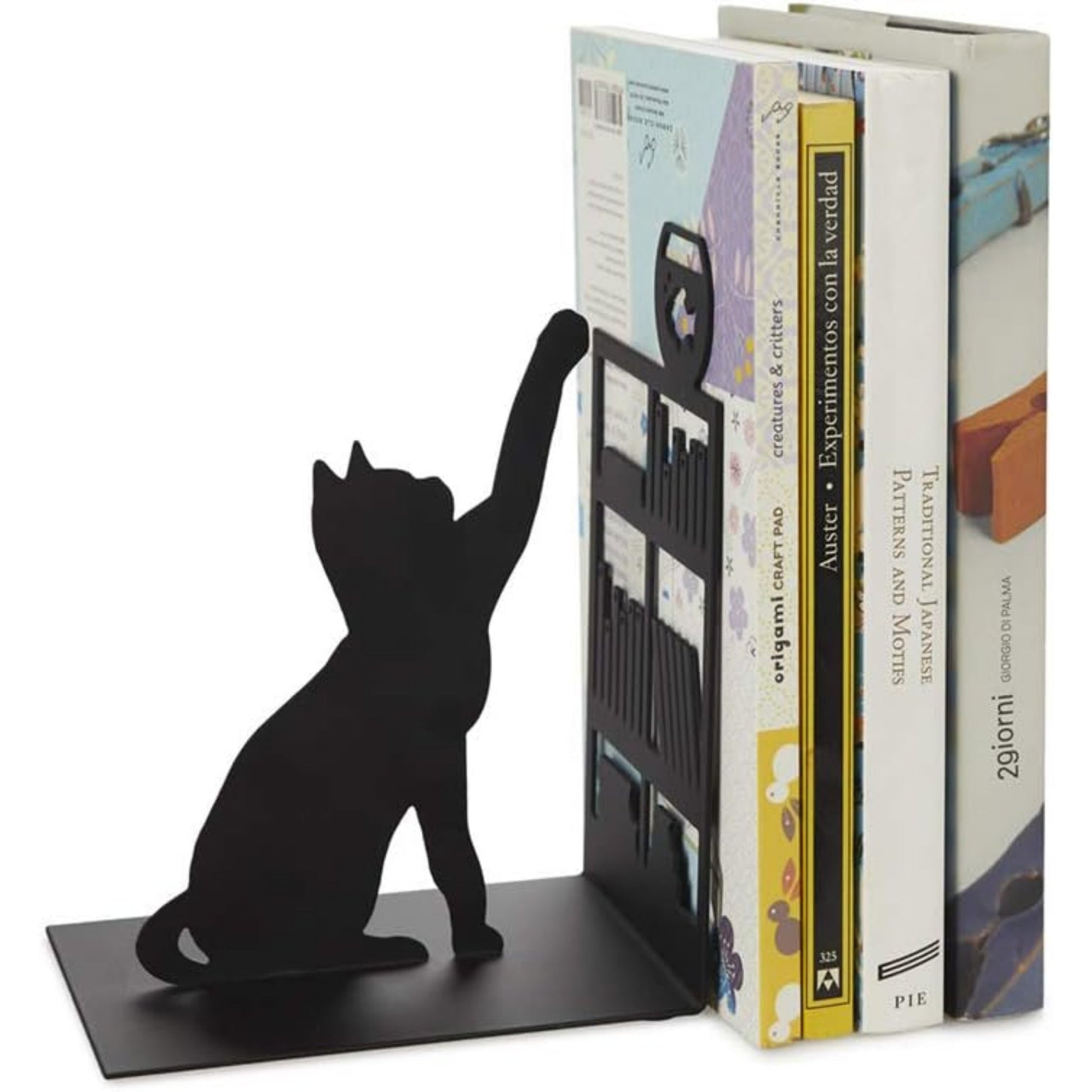 Meowy: Fishing Cat Bookend