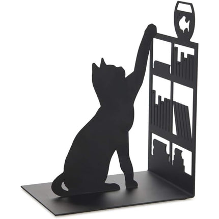 "Meowy": Fishing Cat Bookend - Tiny Tiger Gift Shop