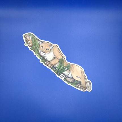 Sticker Van"Cougar" Island - Tiny Tiger Gift Shop
