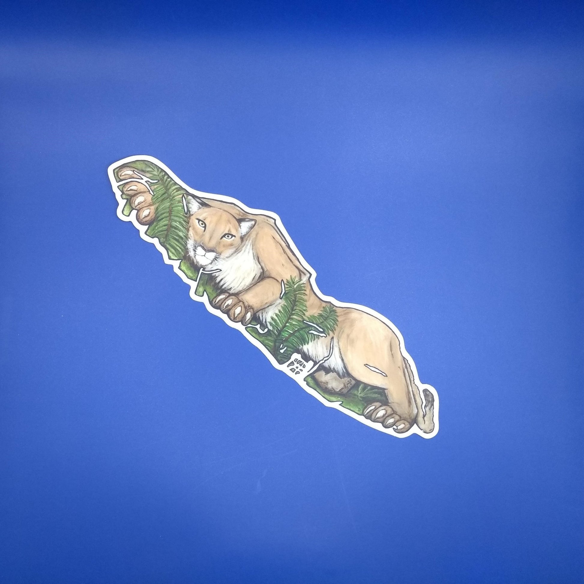 Sticker Van"Cougar" Island - Tiny Tiger Gift Shop