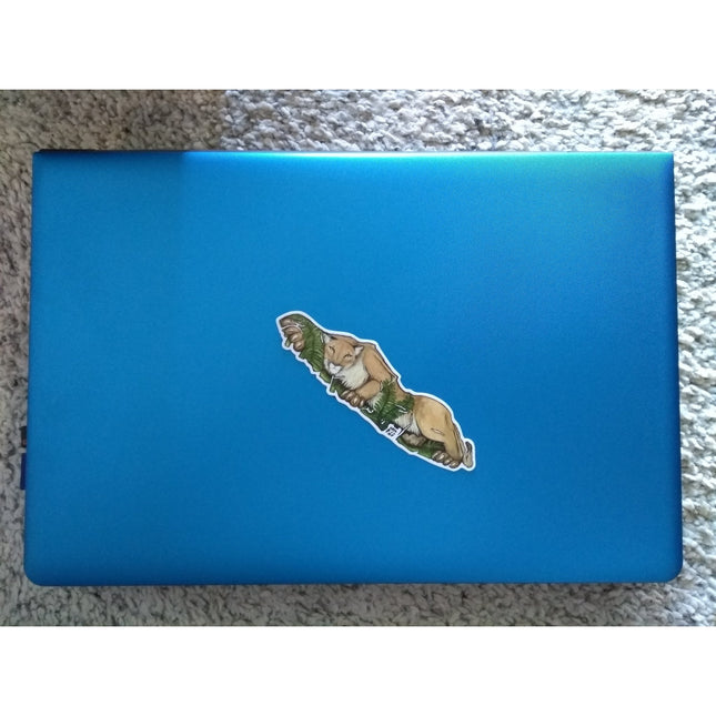 Sticker Van"Cougar" Island - Tiny Tiger Gift Shop