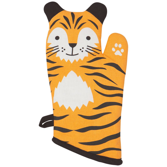 "Tessa Tigress": Oven Mitts (Set of 2) - Tiny Tiger Gift Shop