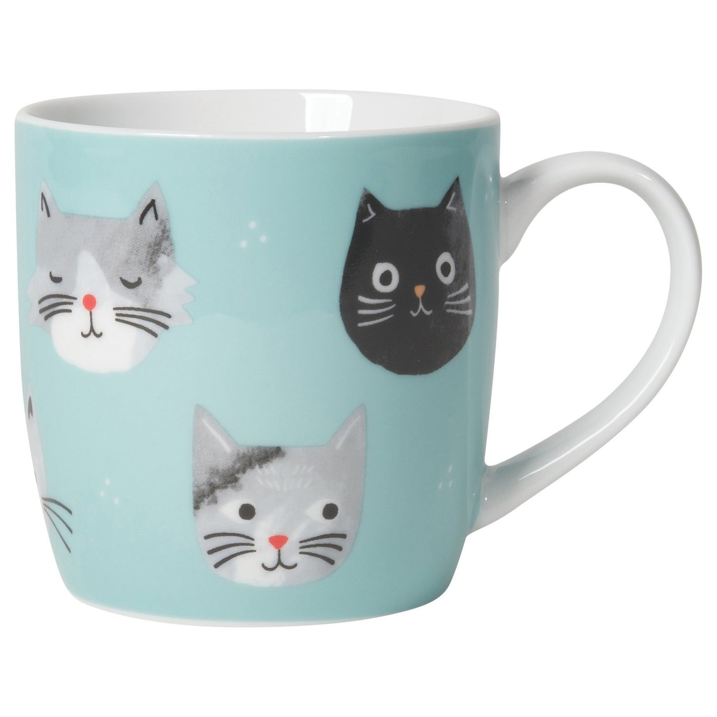 "The Cats Meow": Blue Mug - Tiny Tiger Gift Shop