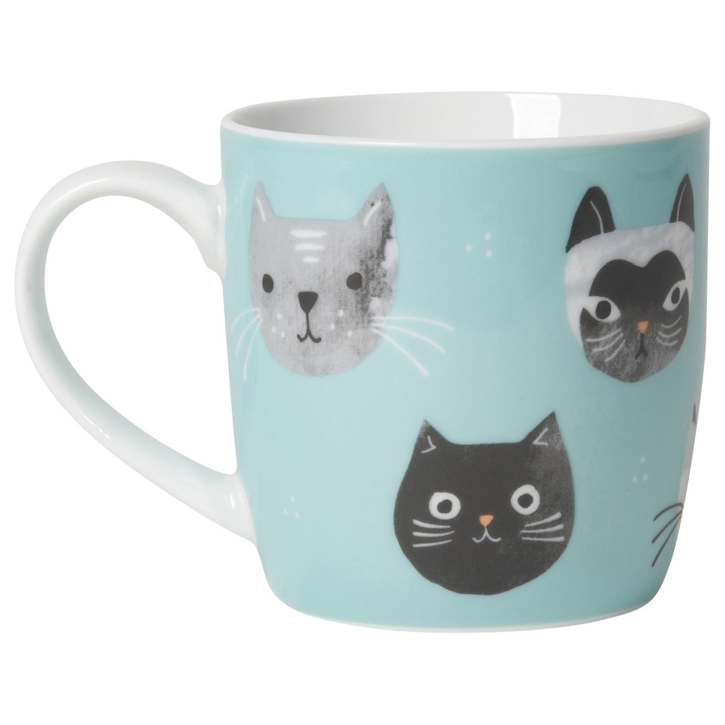 "The Cats Meow": Blue Mug - Tiny Tiger Gift Shop