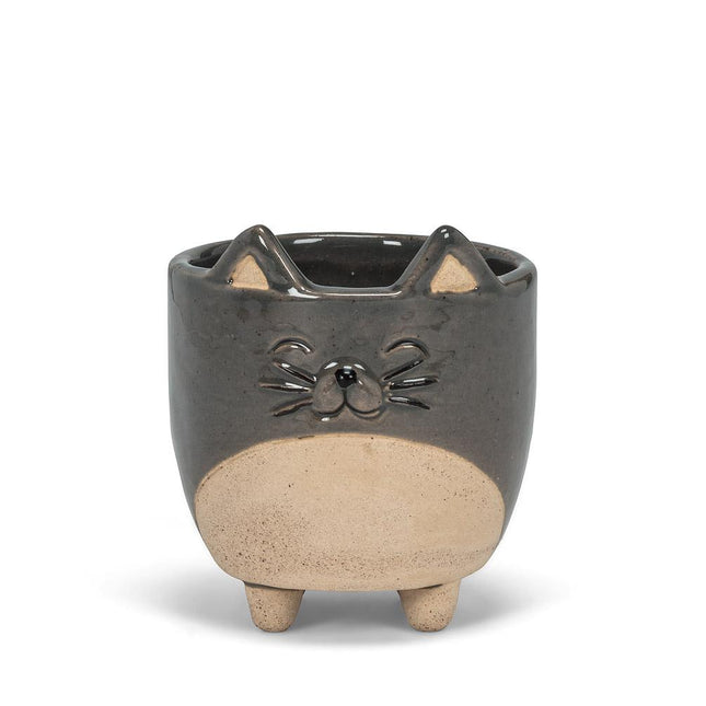 "The Cats Meow": Cat on Legs - Planters - Tiny Tiger Gift Shop
