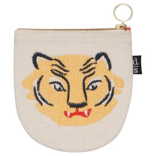 "The Tigers" - Halfmoon Pouch - Tiny Tiger Gift Shop