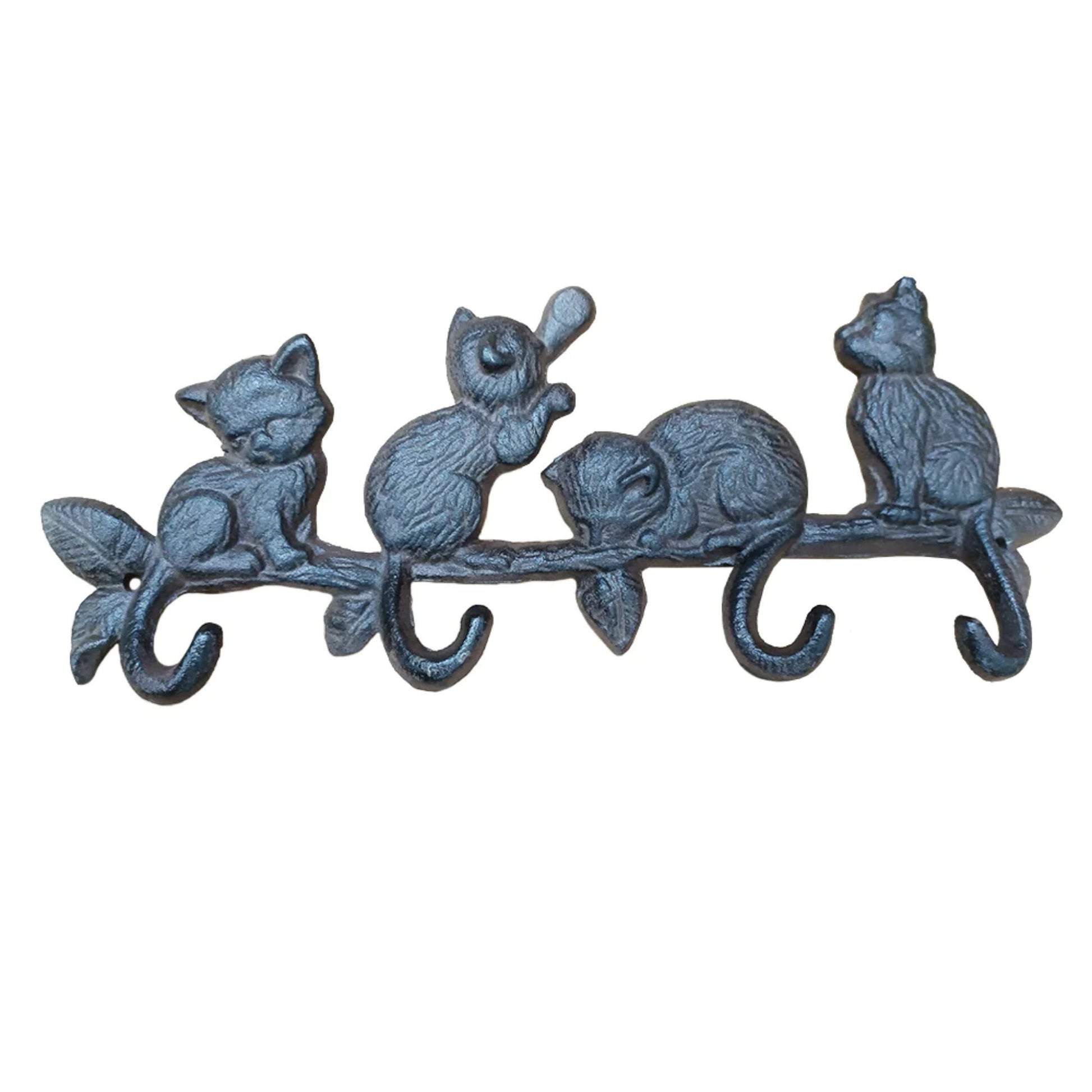 "Vintage Cats": Wall Hooks - "Kitten Alarm" - Tiny Tiger Gift Shop